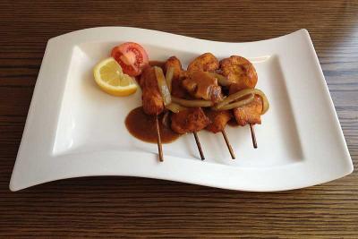 Skewered Satay Chicken with Satay Sauce