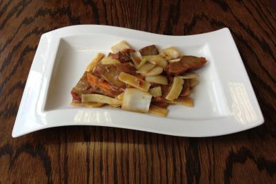 Roast Pork with Bamboo Shoots & Water Chestnuts