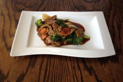 Beef with Broccoli Spears & Oyster Sauce
