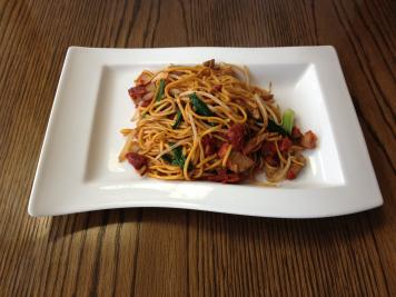 Chinese Roast Pork Chow Mein